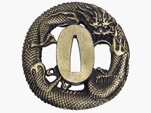 John Lee Dragon Tsuba