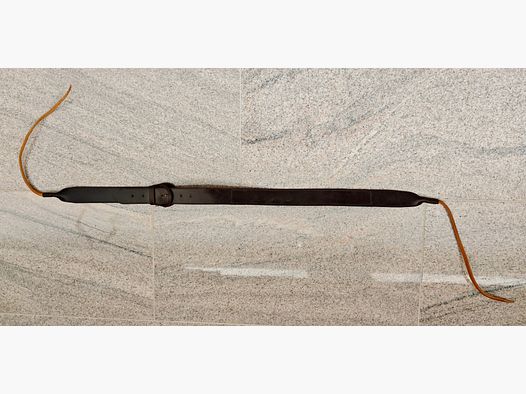 Leather rifle sling