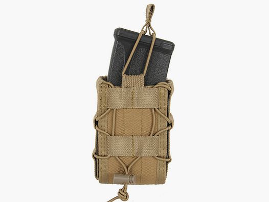 MOLLE Double Rifle Mag Speed Pouch - Coyote