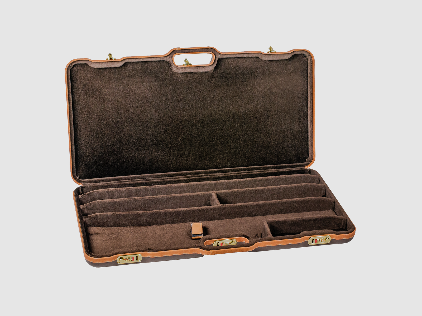 Custodia per fucile esclusiva in pelle ABS 2 canne