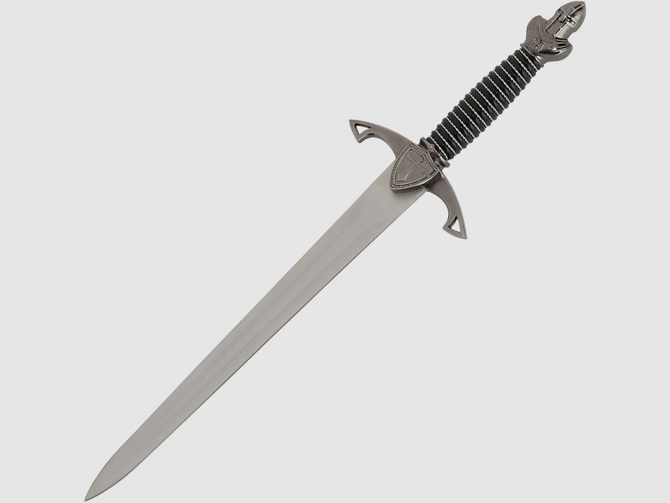 Medieval knight's dagger with sheath