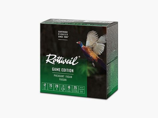 Rottweil Game Edition 12/70 Fasan 2,7mm , 25er Packung