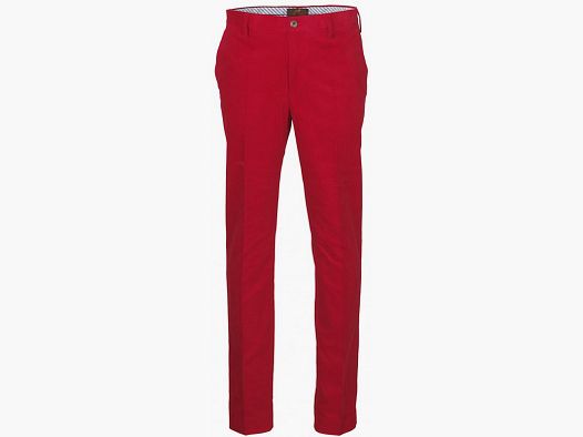 Laksen Heren Corduroy Broek in Rood