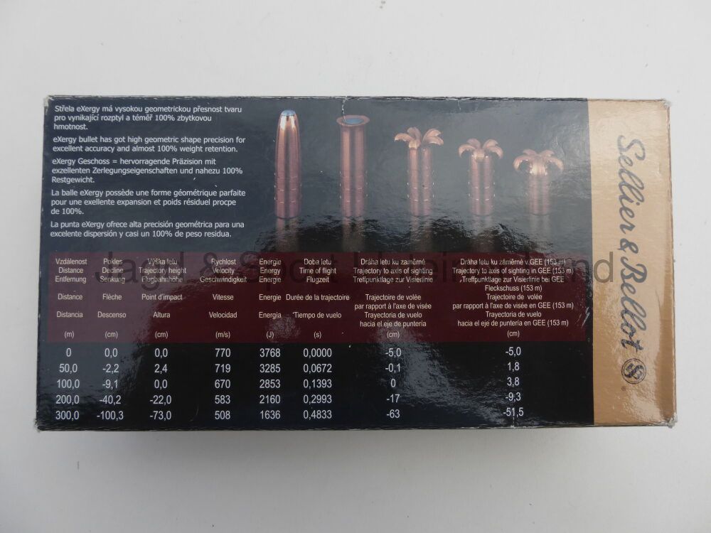 Sellier & Bellot Exergy, XRG, 196g