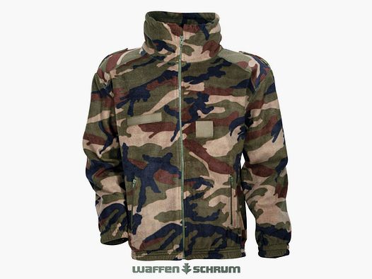 Chaqueta de forro polar de percusión en patrón de camuflaje Centro Europa