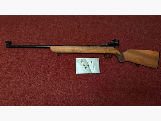 Walther match rifle with diopter .22lr including bag