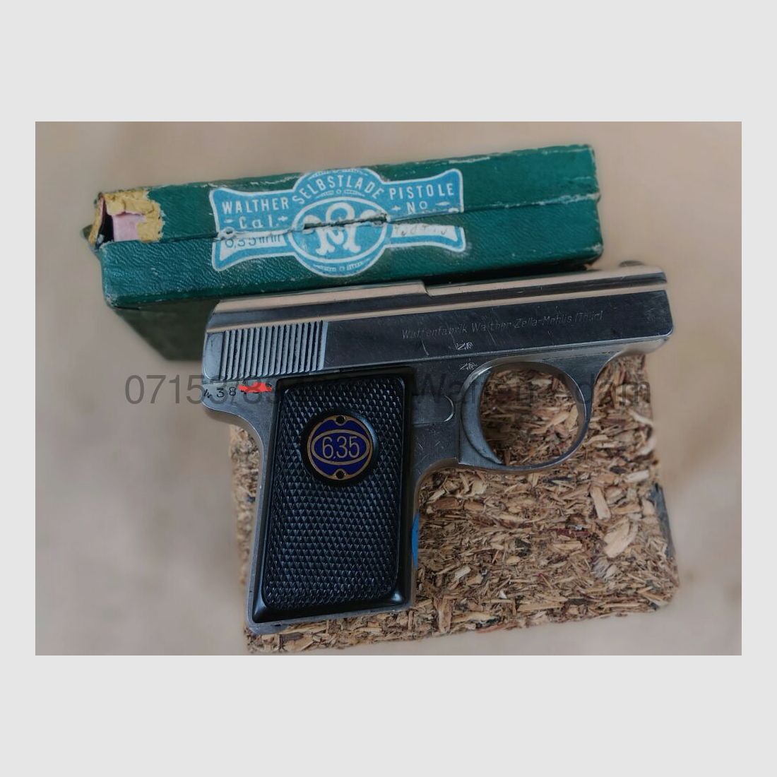 Walther Zella Mehlis Modello 9 *nichelato*, immagine 2 di 3