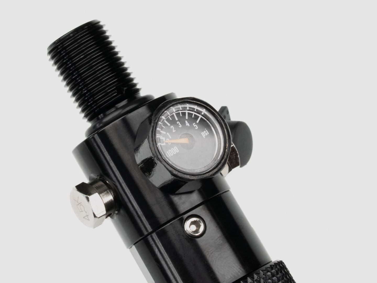 0,2 LITER Flasche inkl. 850 or 1100 PSI On/Off Slide Valve Air Tank Regulator | 3000 PSI | Umarex T4E | FSC | FSC XP | Valken | Pistelle X-68