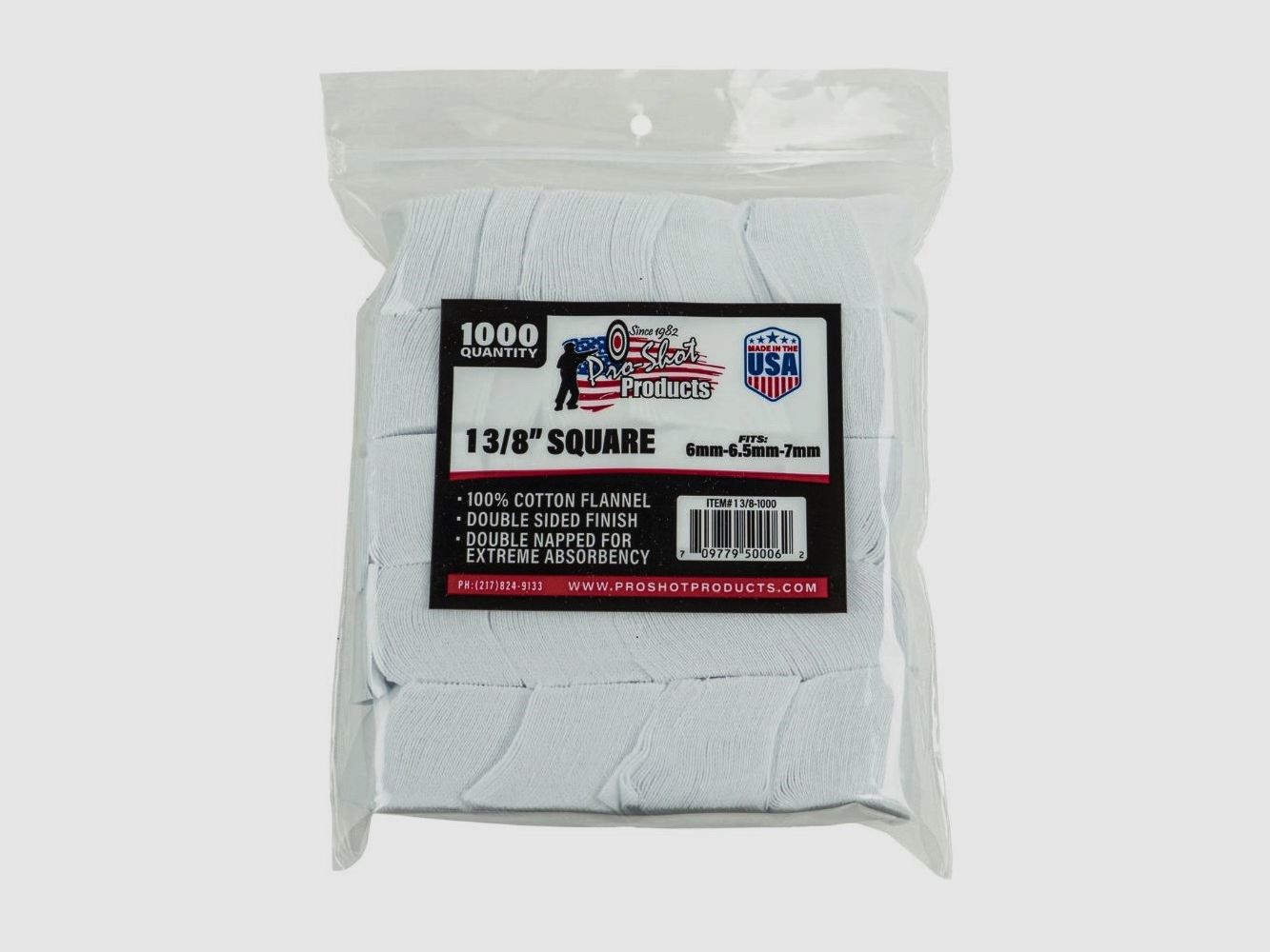 1.000 patche 1 3/8" kwadratowe 6mm do 7mm