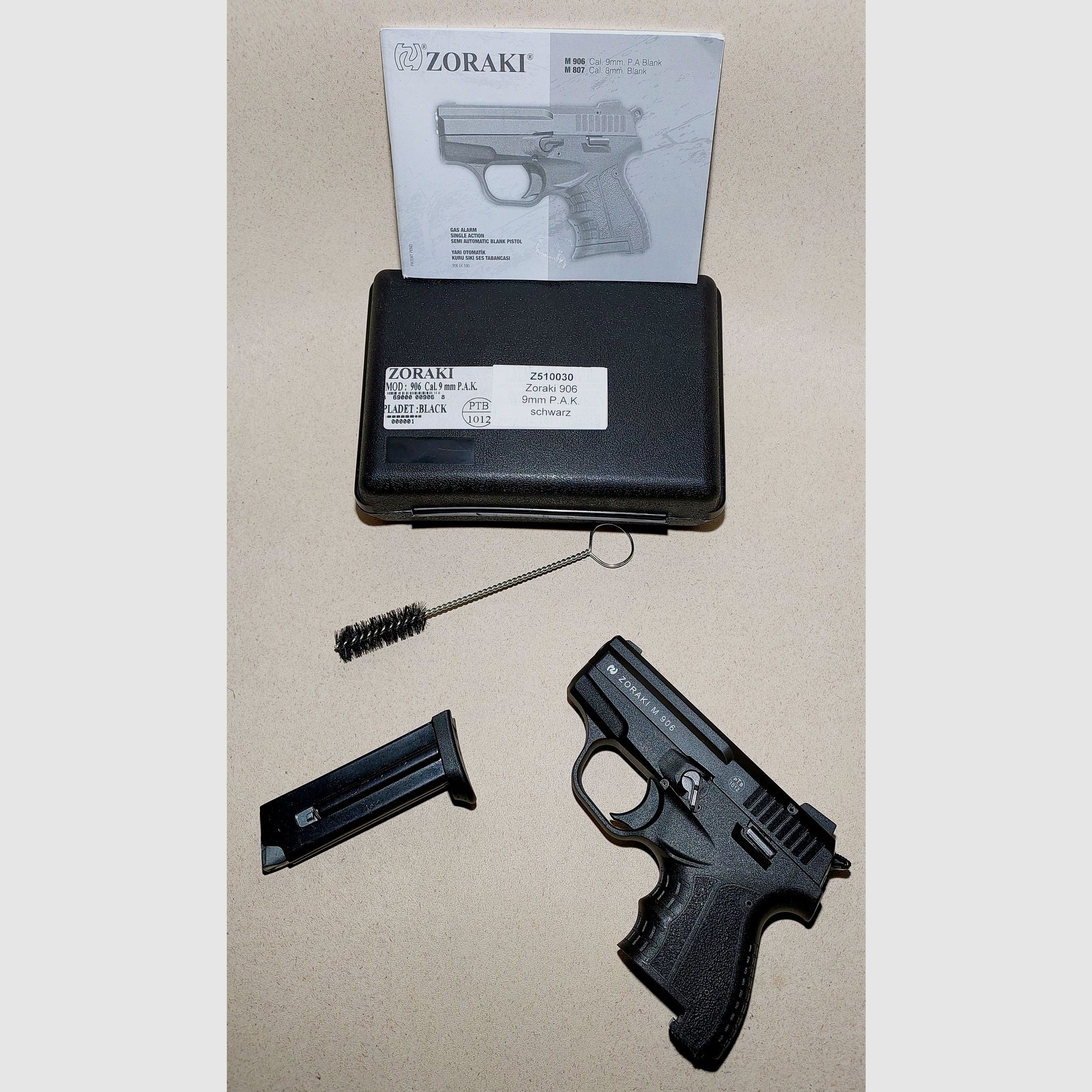 Zoraki 906 Schreckschusspistole 9mm P.A.K. (PTB 1012)