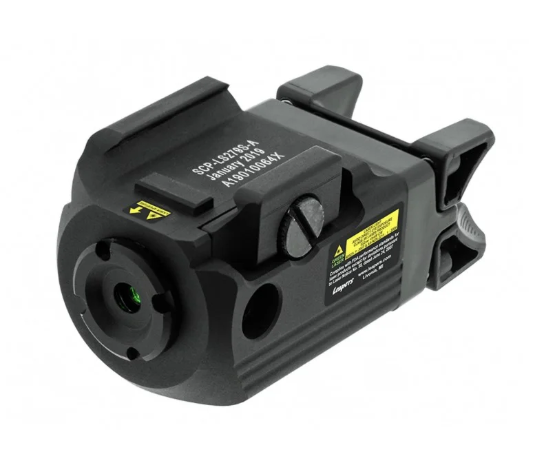 Leapers Ambidextrous Compact Green Laser Sight for Pistol (SCP-LS279S-A), image 2 of 4