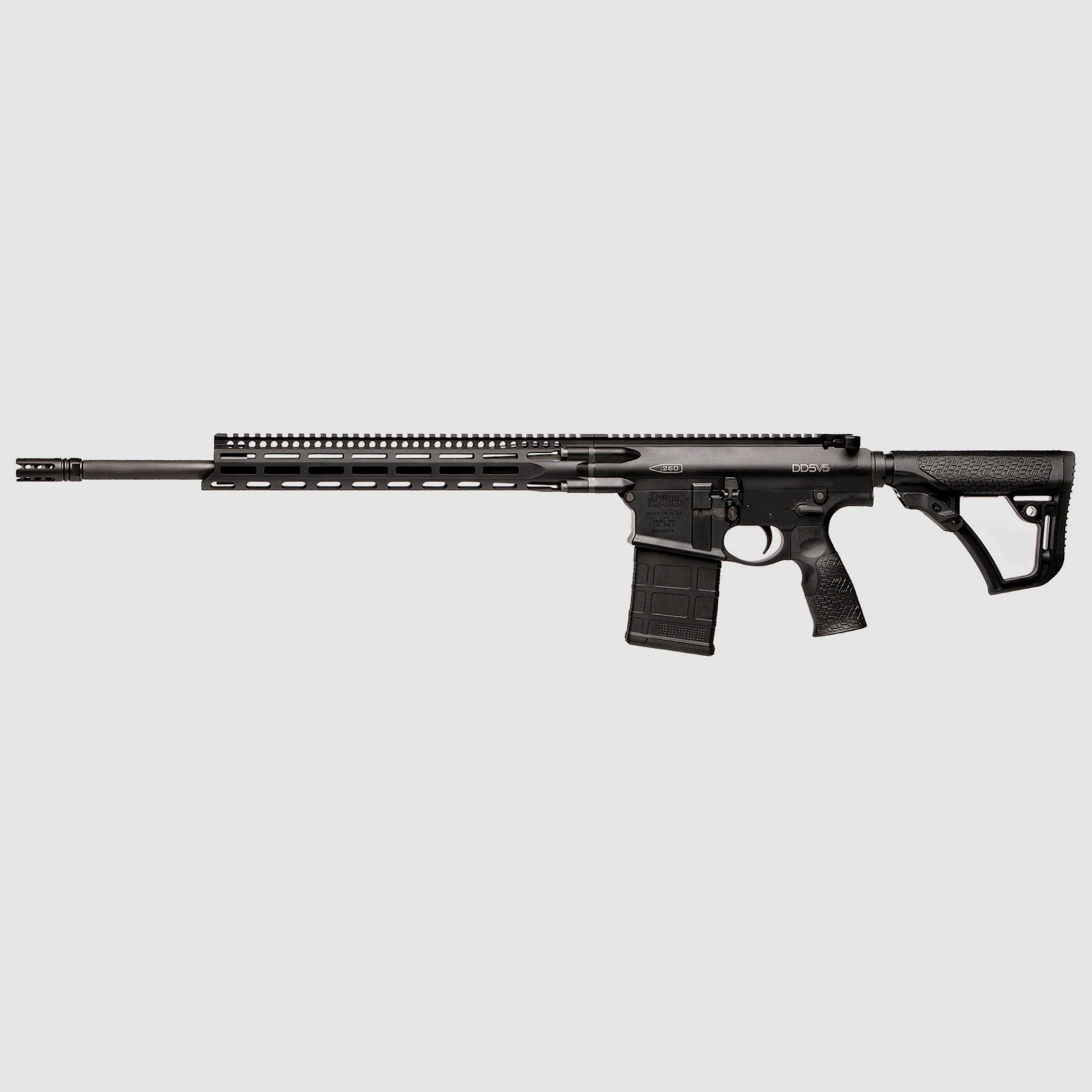 Daniel Defense DD5 V5 20″ Schwarz – .260 Rem., Bild 2 von 2