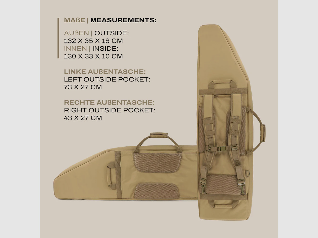 Winter Guncases Bolsa para Rifle 130 cm