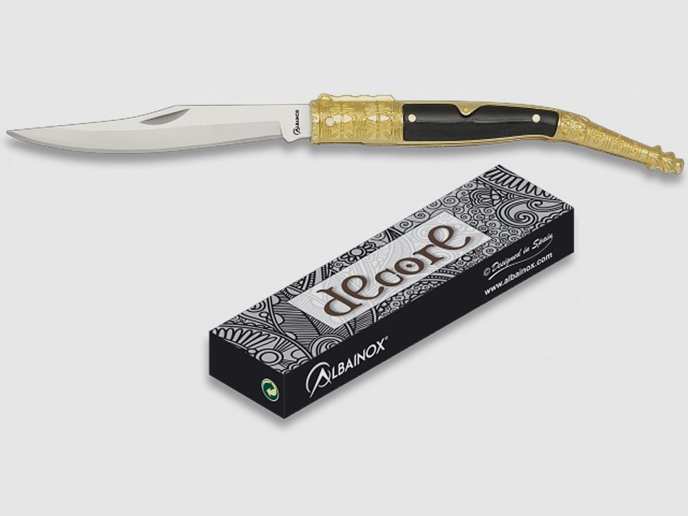 Navaja schlankes spanisches Taschenmesser sw2 8,8cm Klinge, Geschenk Box