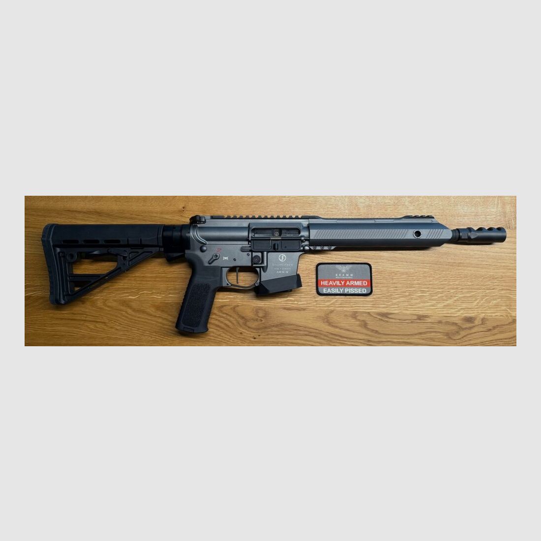 Schmeisser AR15-9 S4F Dynamic PCC — Grey Edition, 10,5"