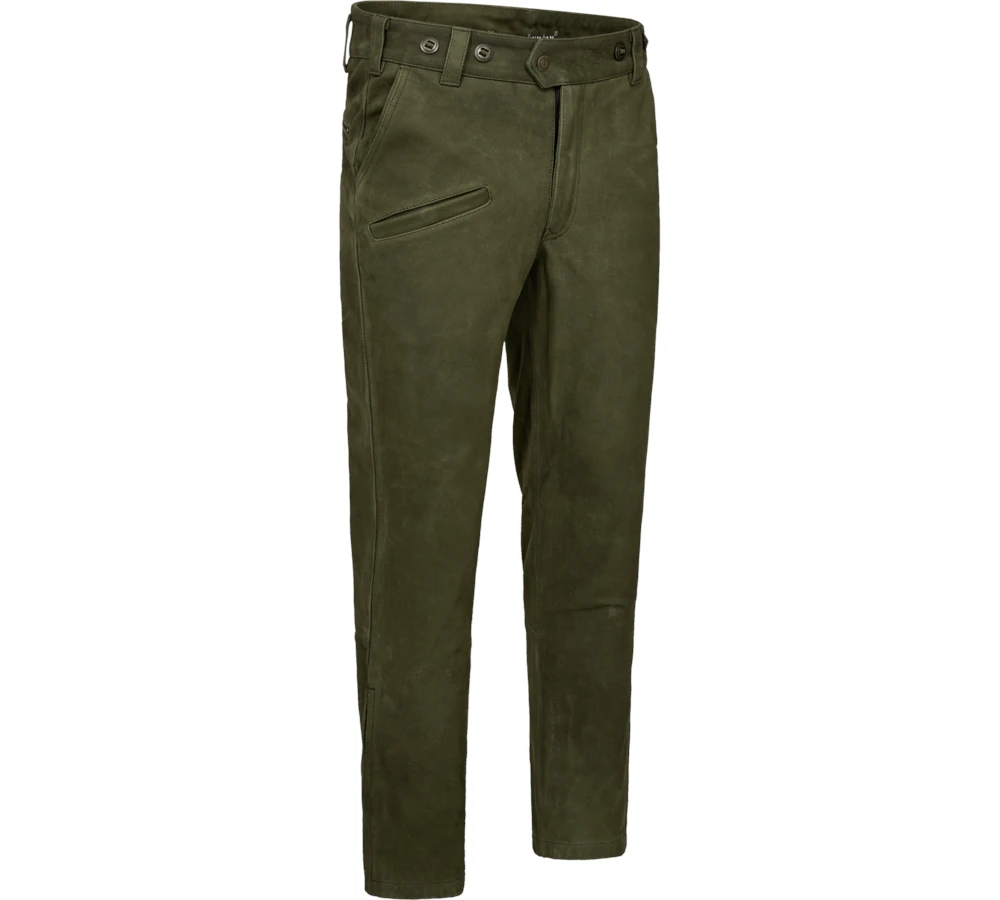 Deerhunter Strasbourg Leather Trousers 3035 - Grape Leaf, image 1 of 2