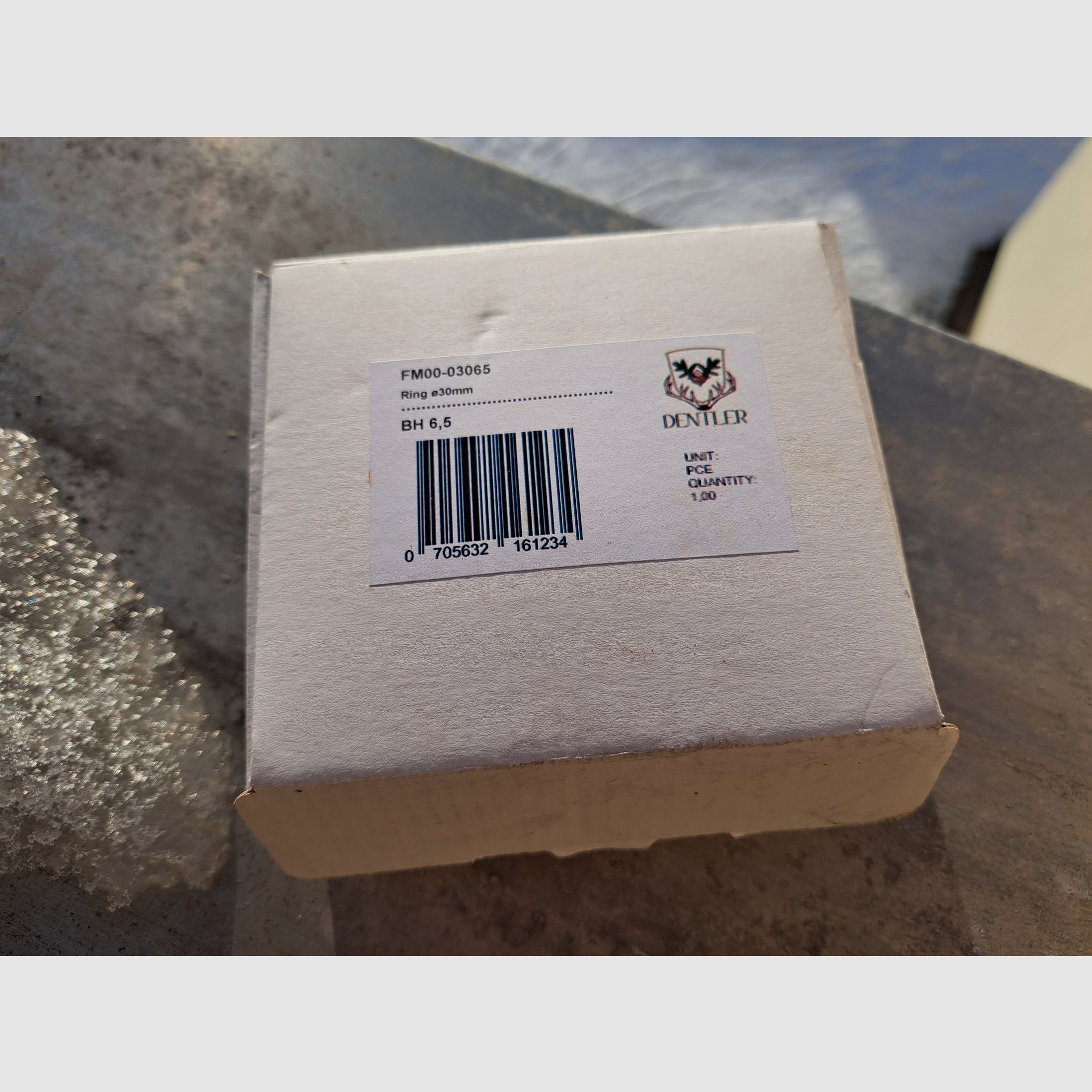 2x Dentler Ring Montage 30mm Durchmesser Bauhöhe 6,5mm mit Schnellspannung von Era gebraucht