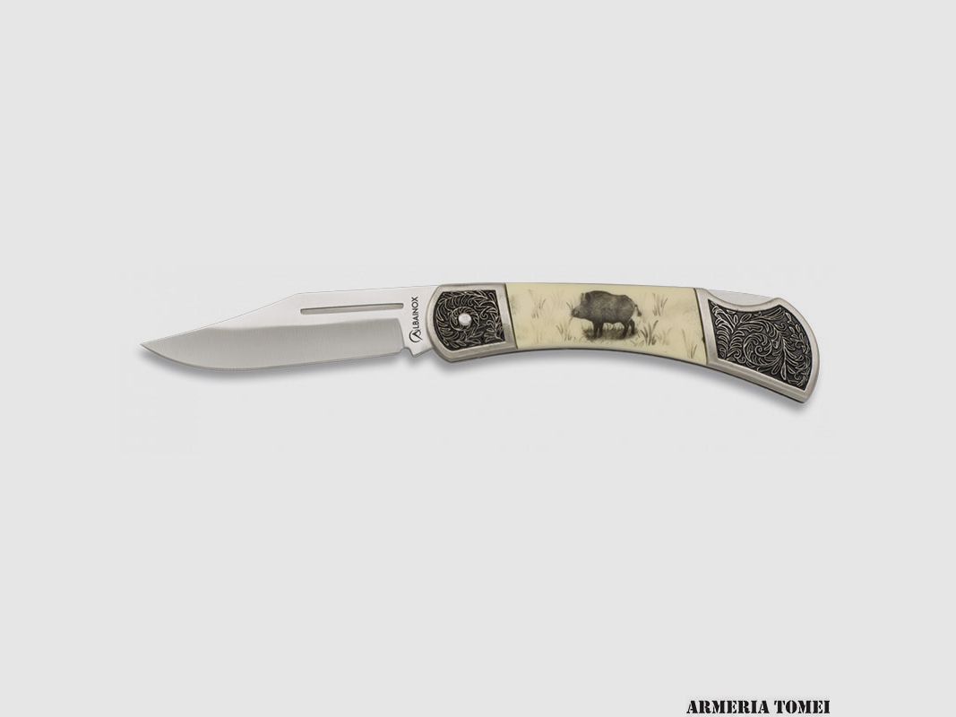 ALBAINOX – DEKORIERTE SCHWEINEMESSER – Klinge 8cm