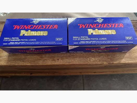 Winchester Small Pistol Primers  1800 Stück