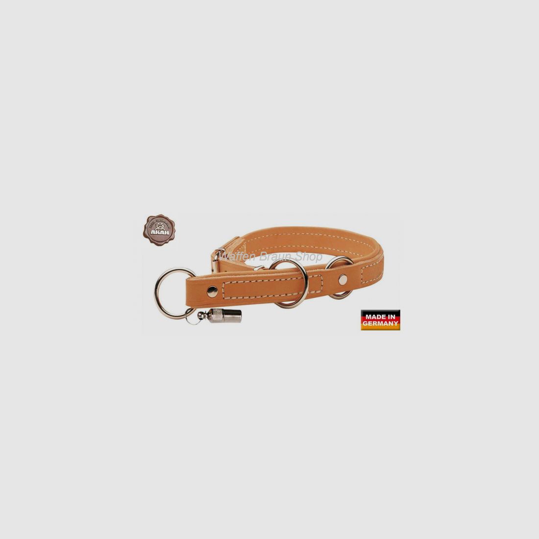 AKAH Würger mit Begrenzung aus Fahlleder