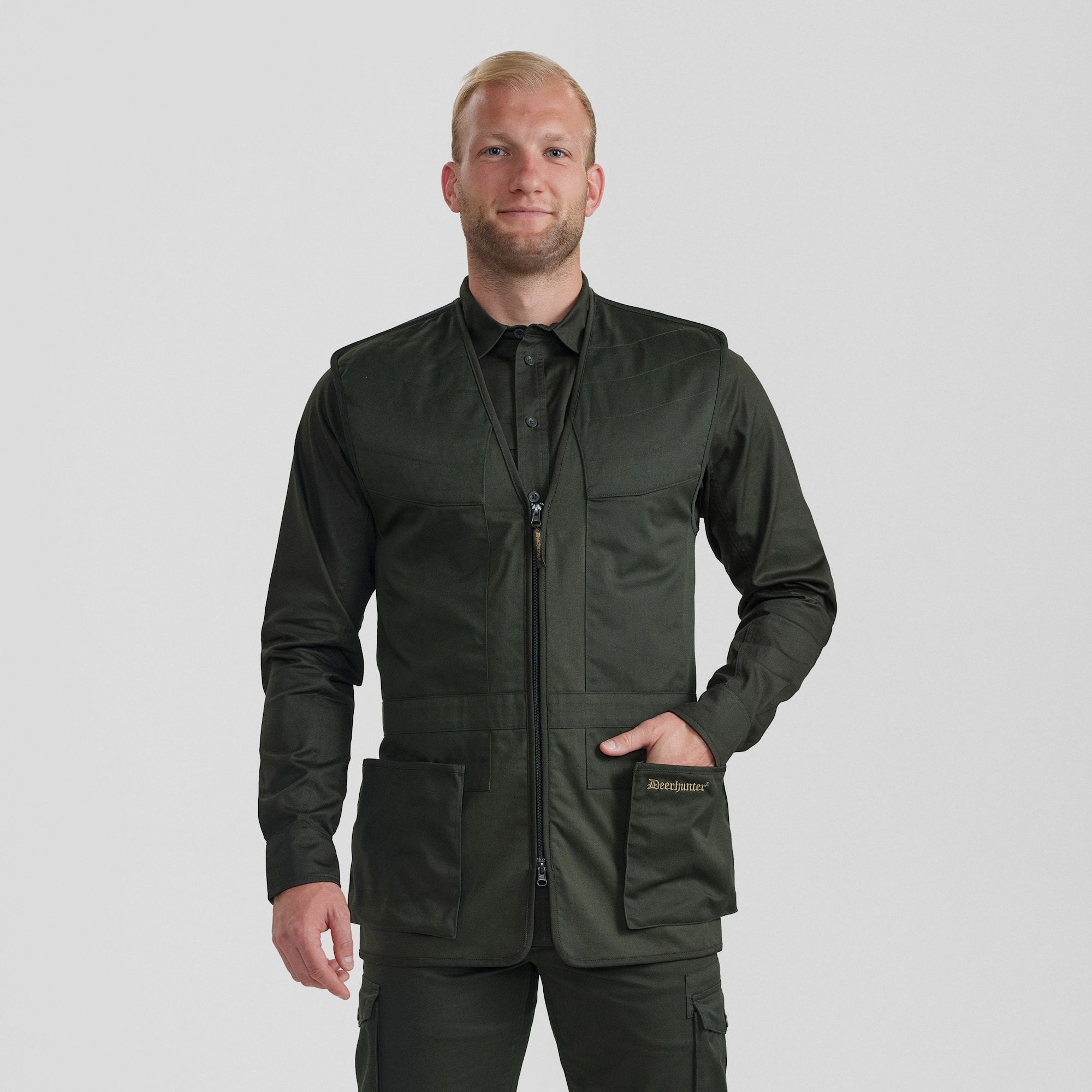 Deerhunter Atlas Shooting Waistcoat Timber 5XL