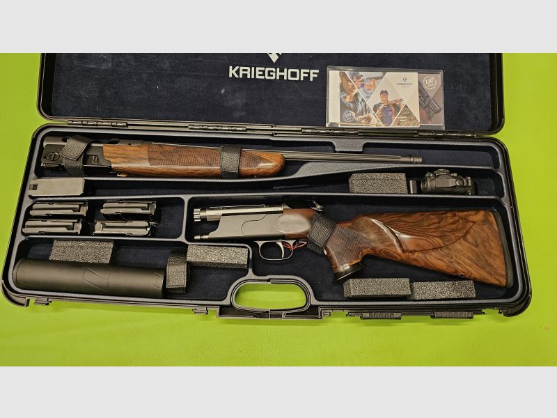 DRÜCKJAGDPAKET! Repetierbüchse Krieghoff Semprio .308Win / Aimpoint Micro H-2 / Svemko Schalldämpfer