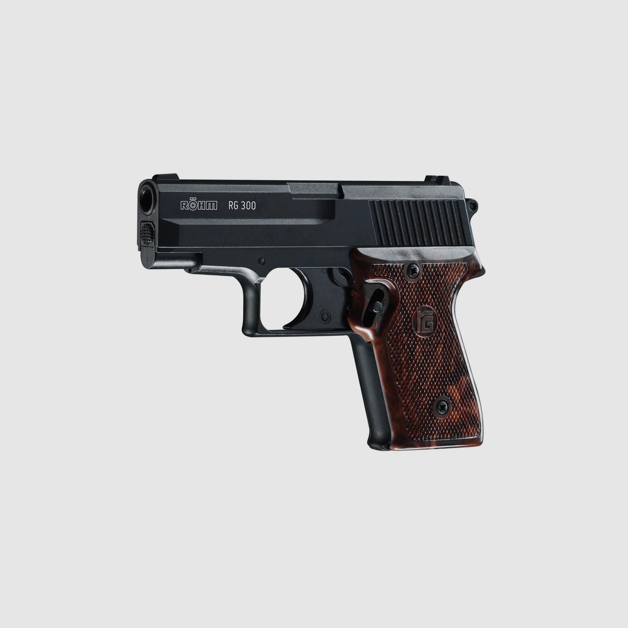 RÖHM Gaspistole (SRS) RG 300 schwarz Kal. 6mm Flobert