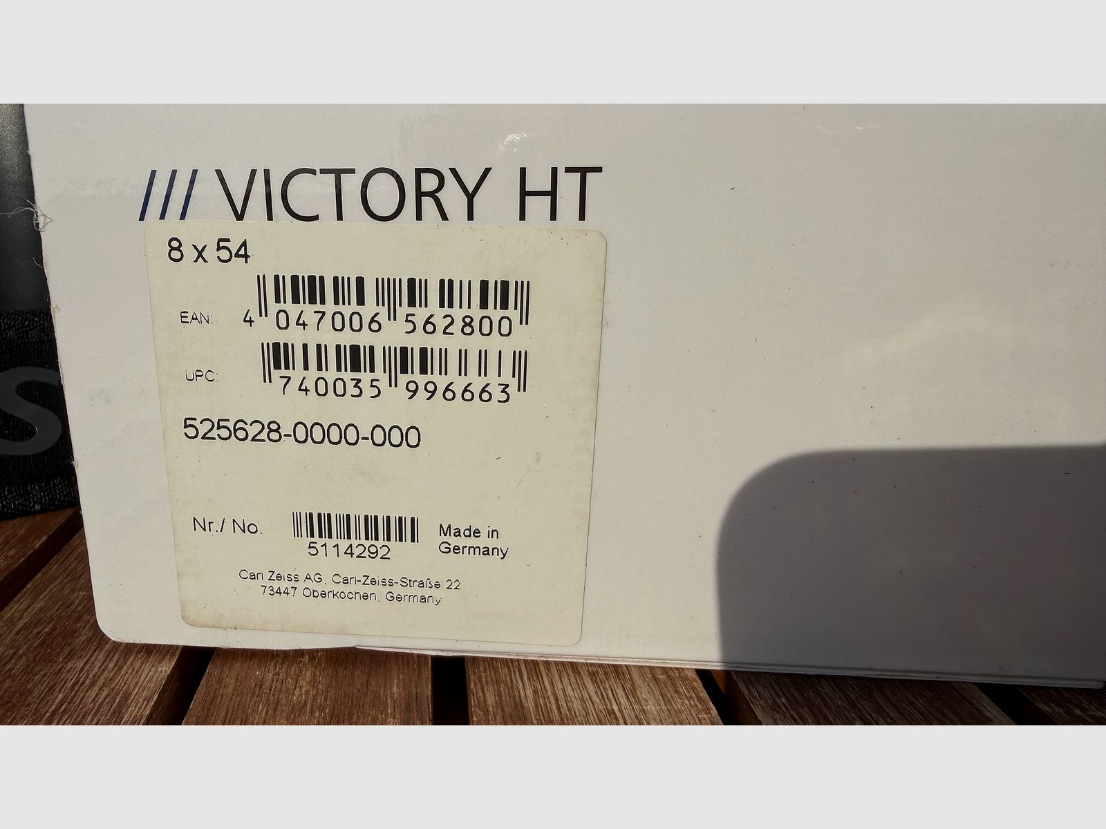 Zeiss Victory HT 8x54 – Wie neu – OVP & Tasche – Top Zustand