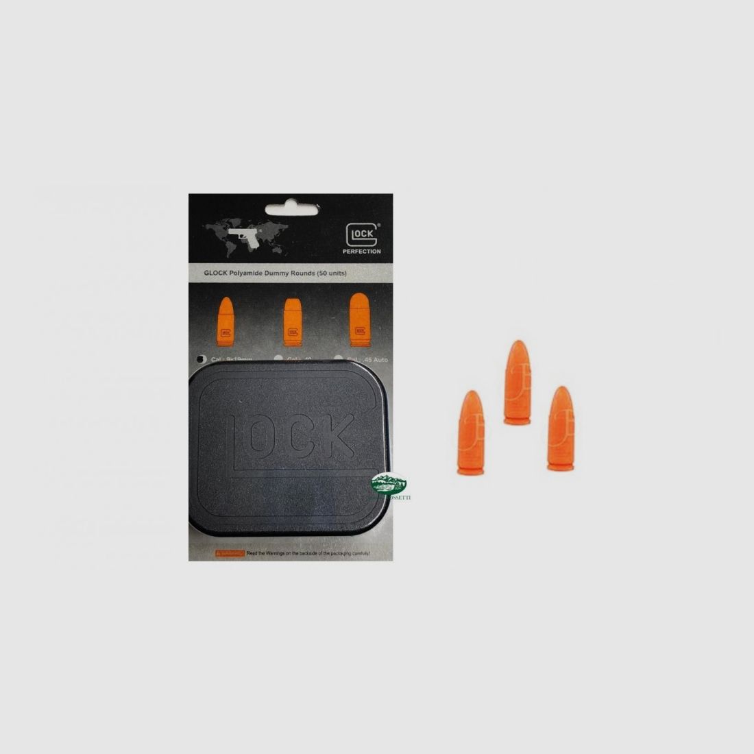 GLOCK Oefenpatronen kal. 9x19 doos van 50 stuks