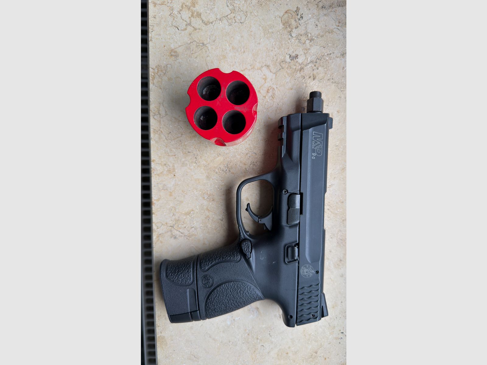 Smith & Wesson M&P 9c Schreckschusspistool 9 mm P.A.K. – Topstaat – slechts 100 schoten