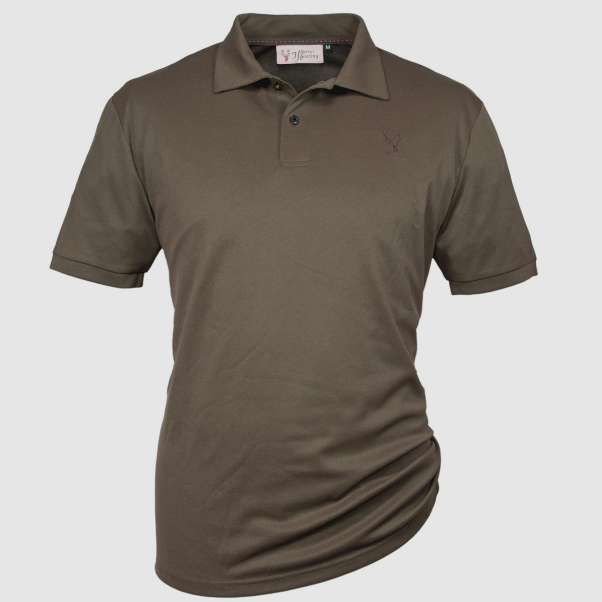 Hubertus Funktions-Poloshirt Piqué Dunkeloliv
