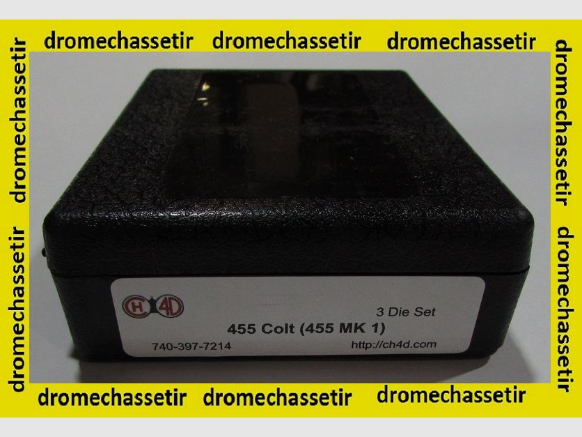 Jeux d&rsquo;outils CH4D pour le rechargement en calibre 455 colt