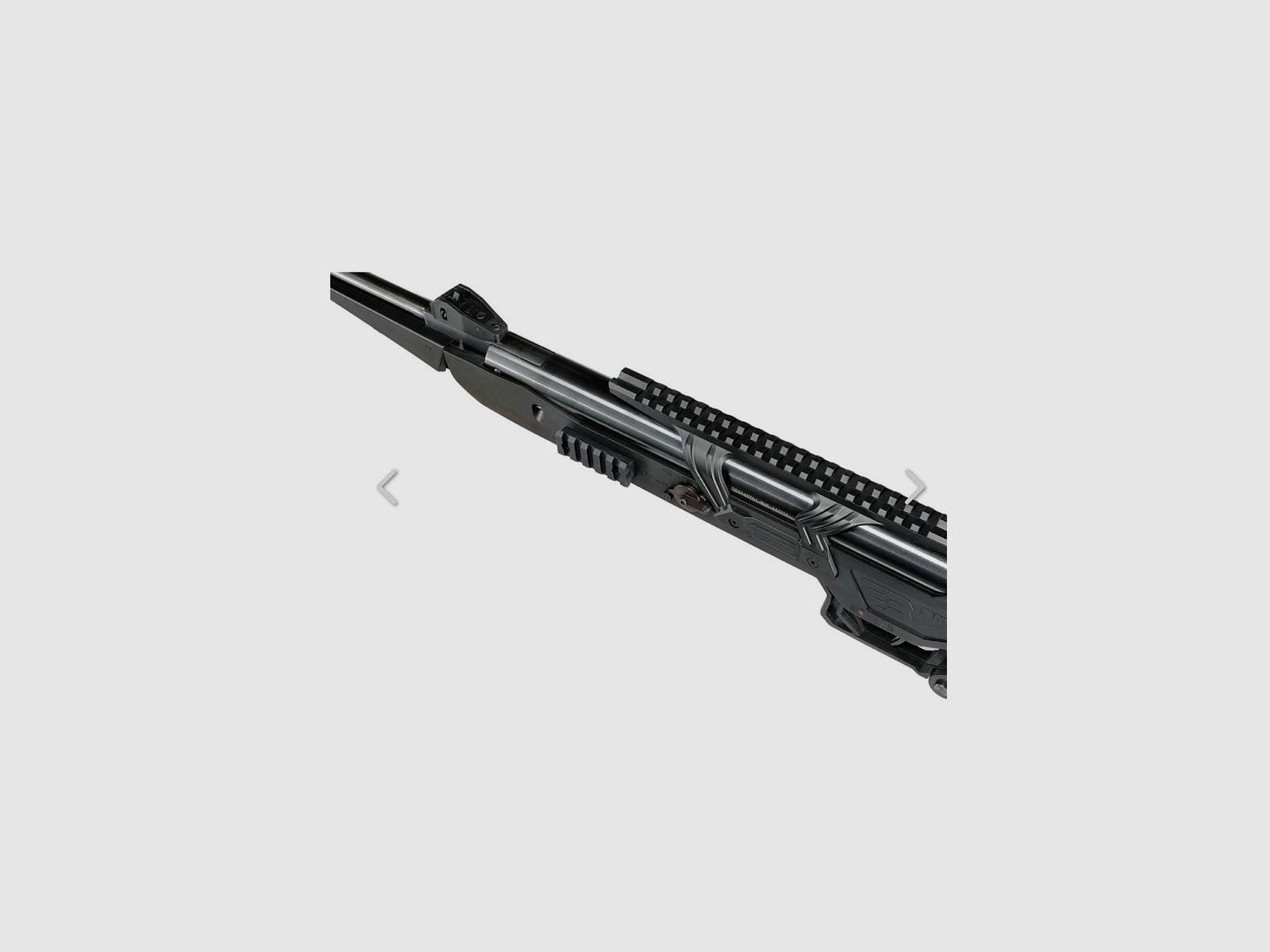 Black Bunker BM8 faltbares Survival Air Gun Luftgewehr Knicklauf Kal. 5,5 mm Diabolo schwarz -7,5 Joule 