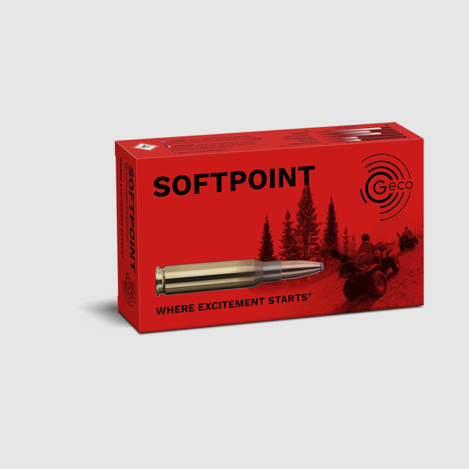 GECO Kugelpatronen .308Win TM 11,0g/170grs 20 Stk SONDERPREIS ab 1,80/Stk