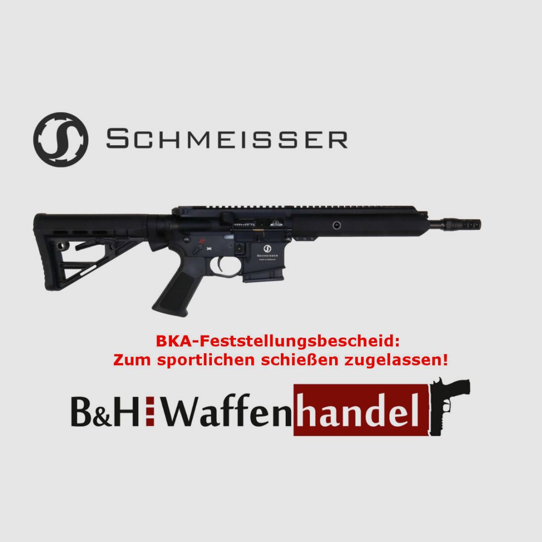 Schmeisser	 AR15 S4F Sport 10.5" -Zum sportlichen schießen zugelassen!-