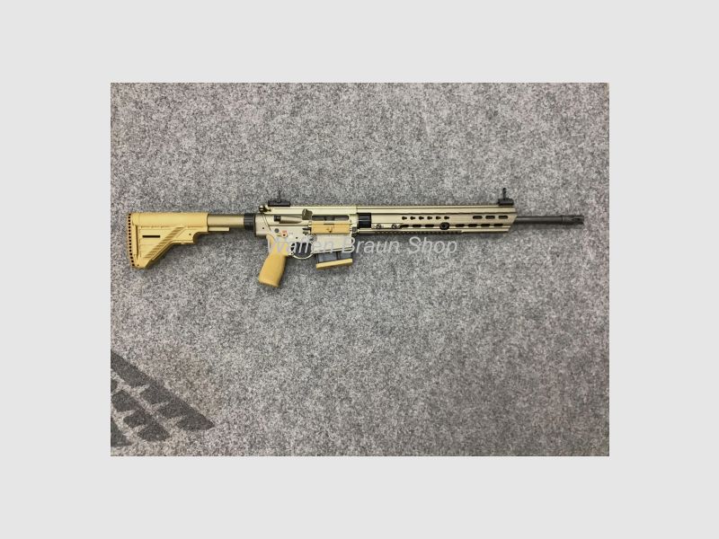 HK SLB Mod. MR 308 A3-Version, cal. .308, 20" Hkey sandfarben (RAL8000)