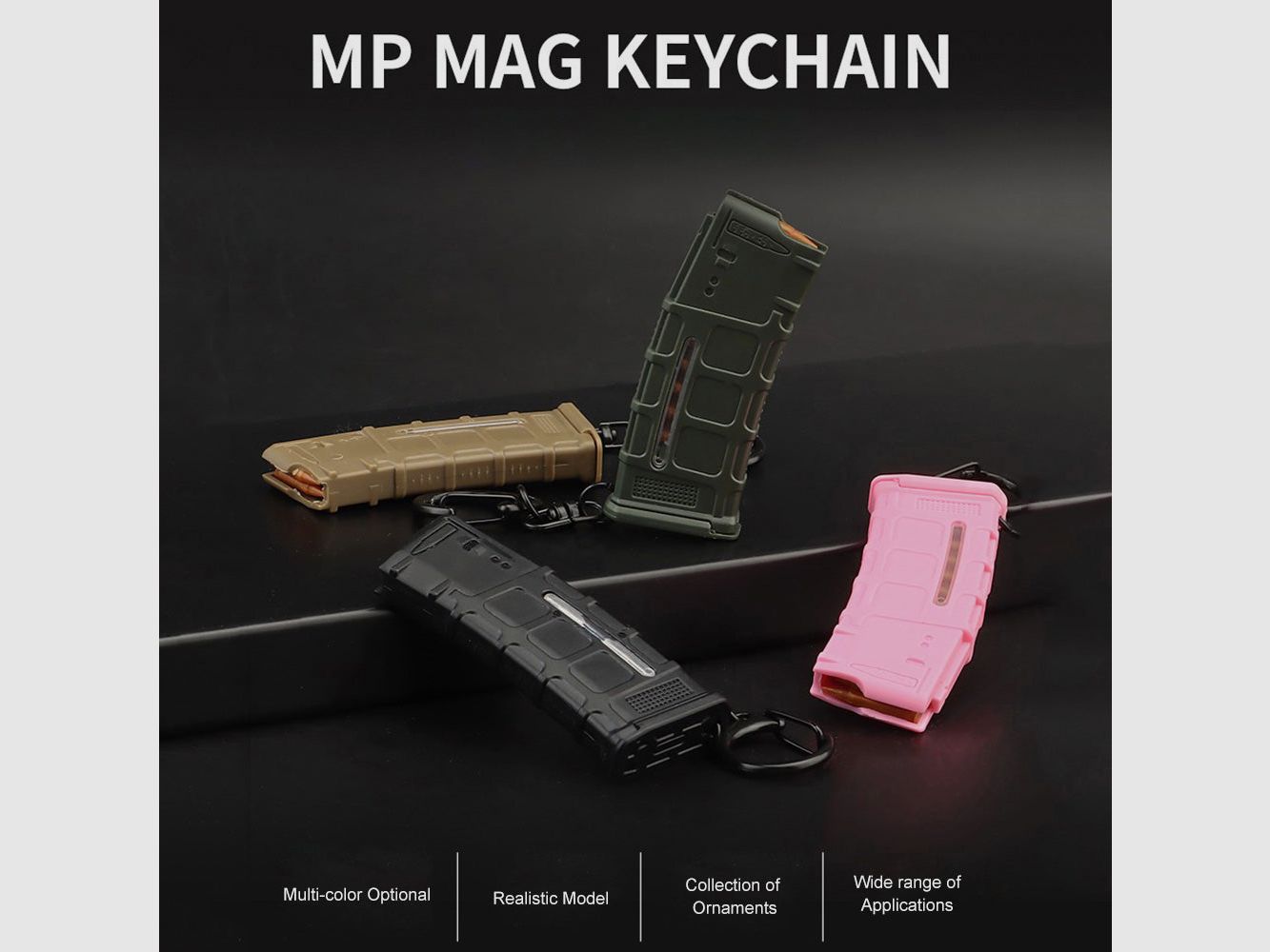 Realistischer Schlüsselanhänger AR15 Magazin, Bild 1 von 11