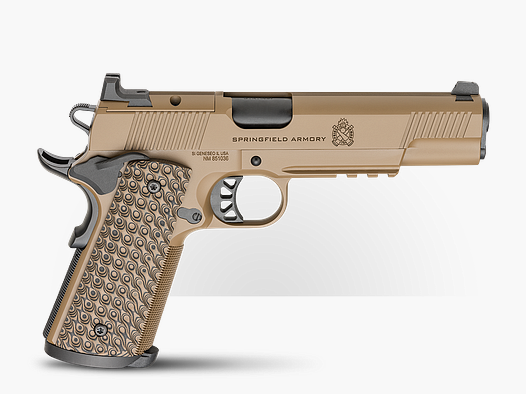 Springfield Armory 1911 TRP™ AOS PISTOL LIGHT RAIL, 9 MM, 5“, COYOTE