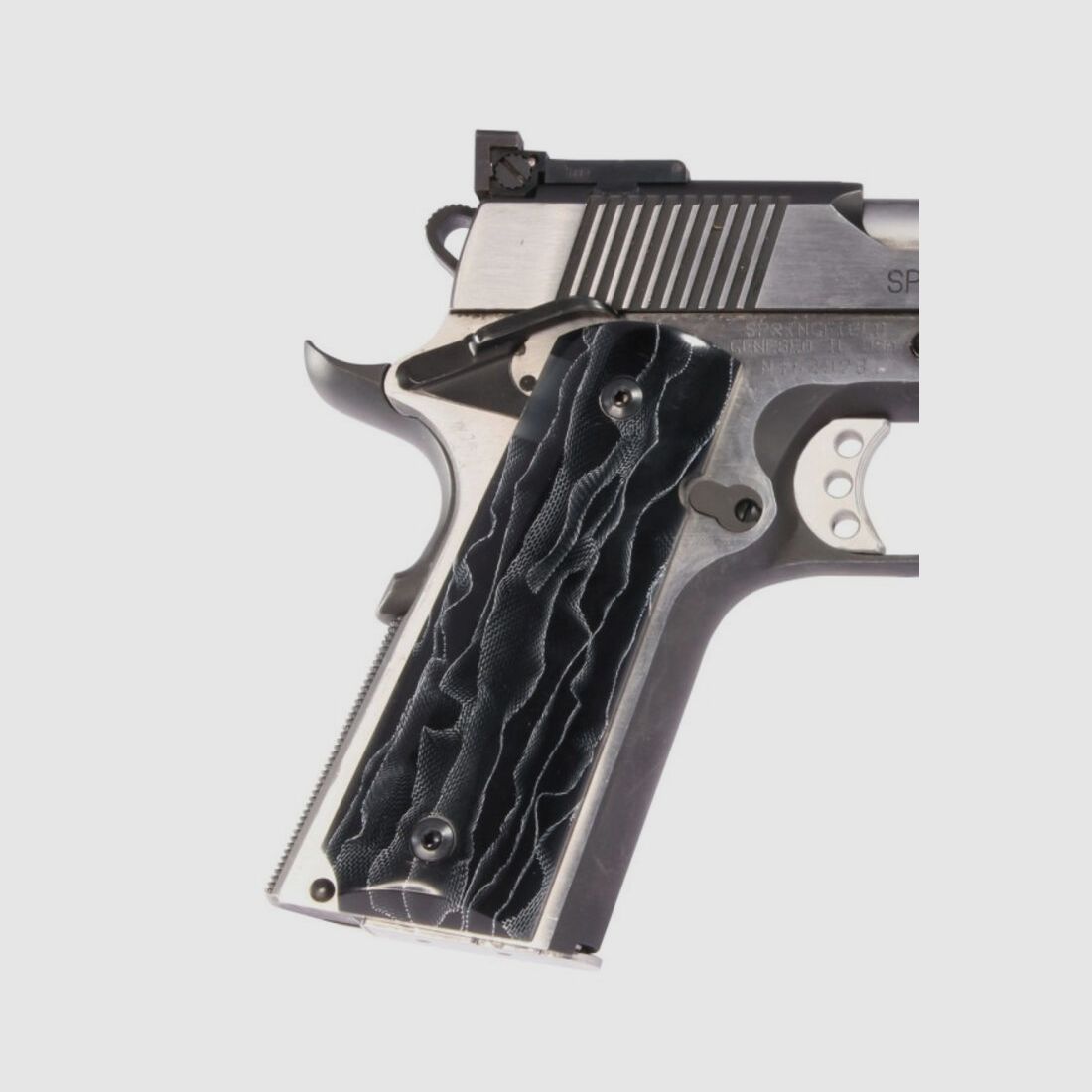 Pachmayr Griff Custom Alume Black Colt 1911