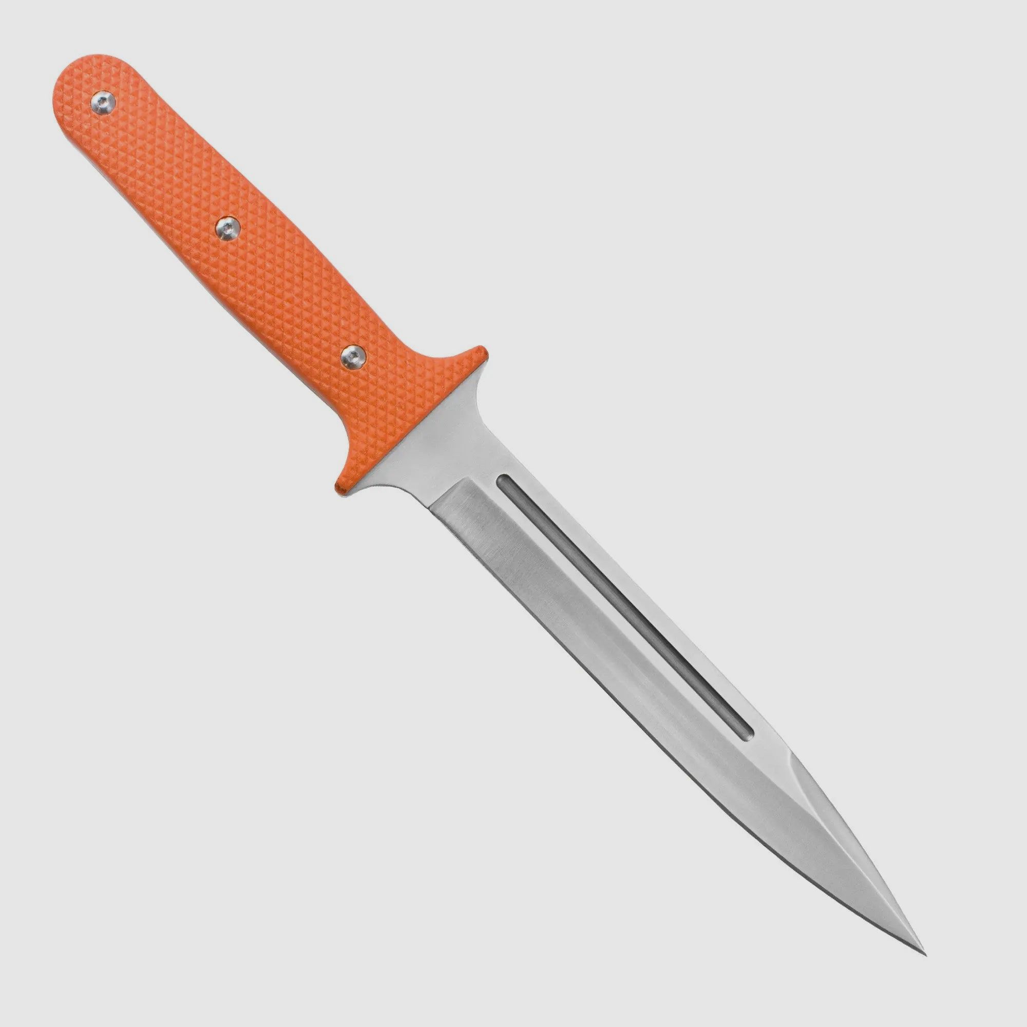 PUMA XP pig sticker 13, Abfangmesser, Orange G10 mit Fischhaut, Kydex Scheide