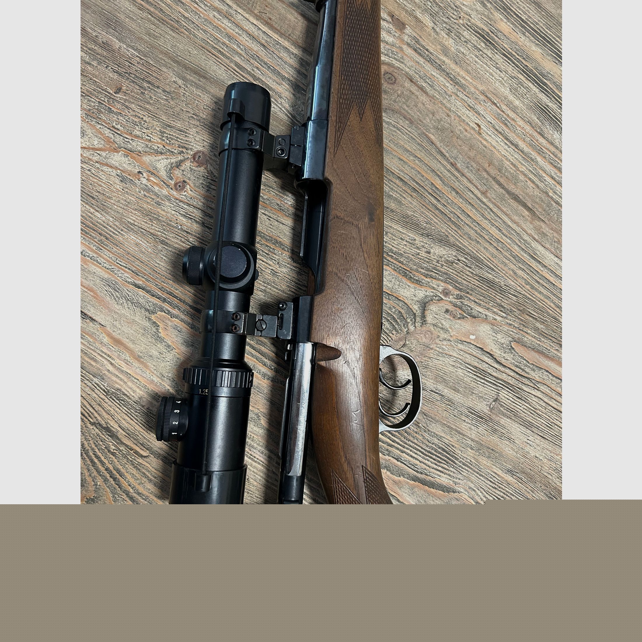 AKAH Rep. Büchse K98 7x64 mit Zielfernrohr RWS Premium 1.25-4x24