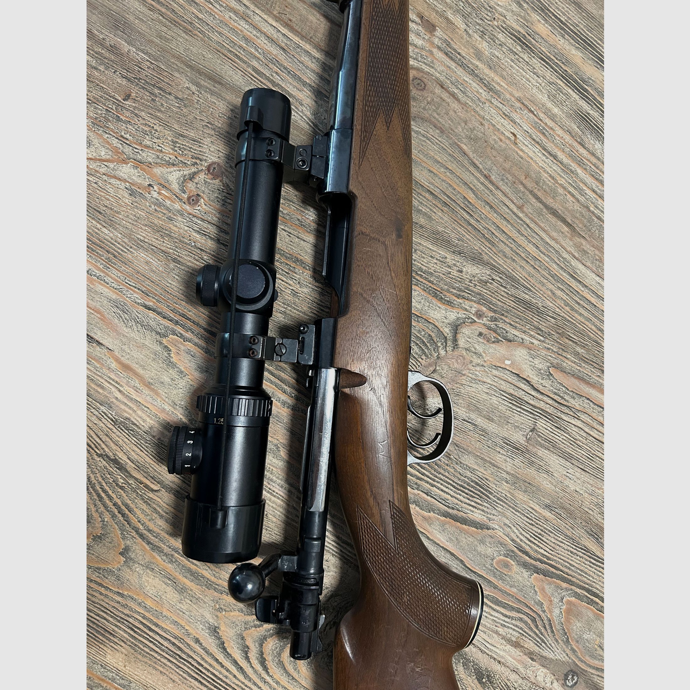 AKAH Rep. Büchse K98 7x64 mit Zielfernrohr RWS Premium 1.25-4x24