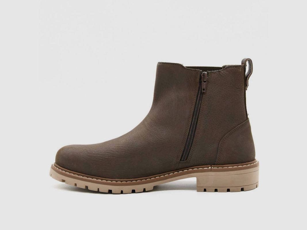 Bottines Touk aus braunem Leder mit Reißverschluss - Größen 40 bis 46, Bild 7 von 11
