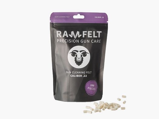 100 Ramfelt Filzreiniger Kal. .22