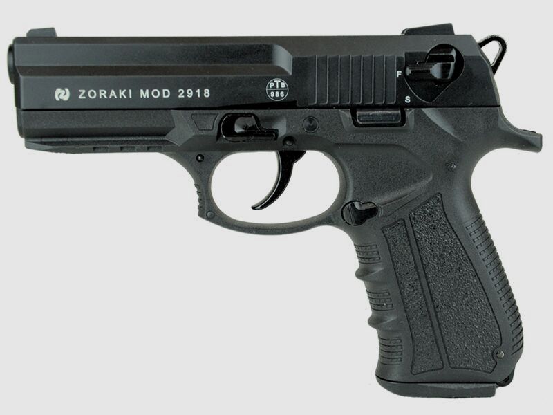 Zoraki 2918 Schwarz, 18 Schuss