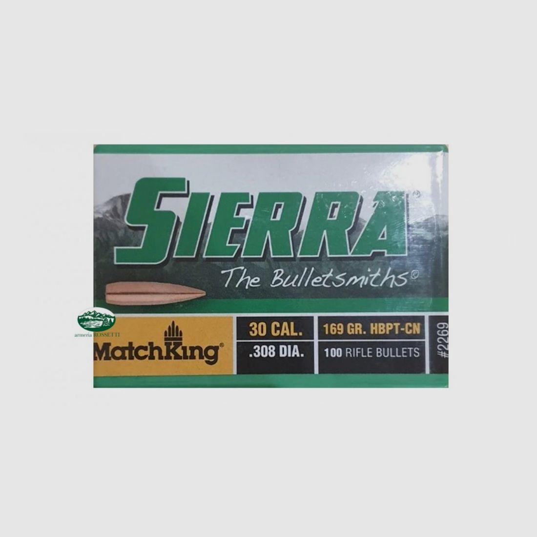 SIERRA Geschosse MATCHKING 308 169gr HPBT-CN 2269