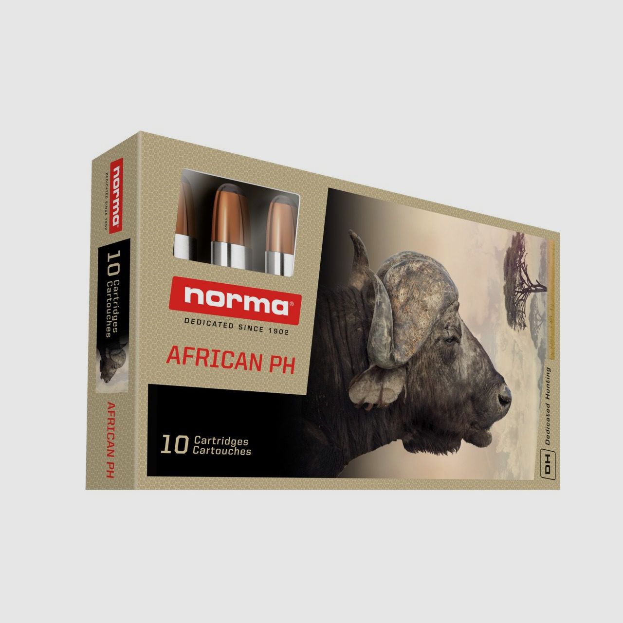 Cartouches Norma CAL.458 LOTT SOLID 32.4 500GR PAR 10, image 1 sur 2