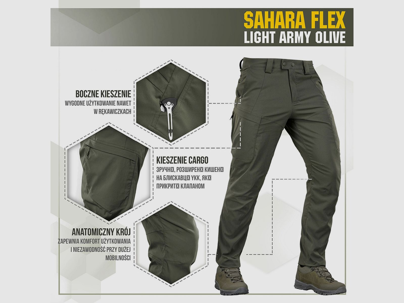 Sahara Flex Lite M-TAC Trousers, image 8 of 22