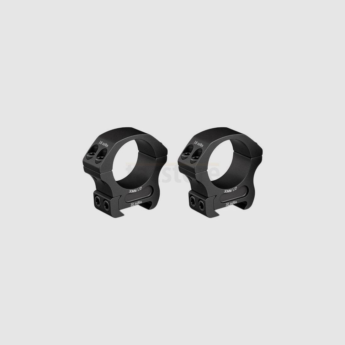 Vortex Optics Pro 30mm Riflescope Rings - Low