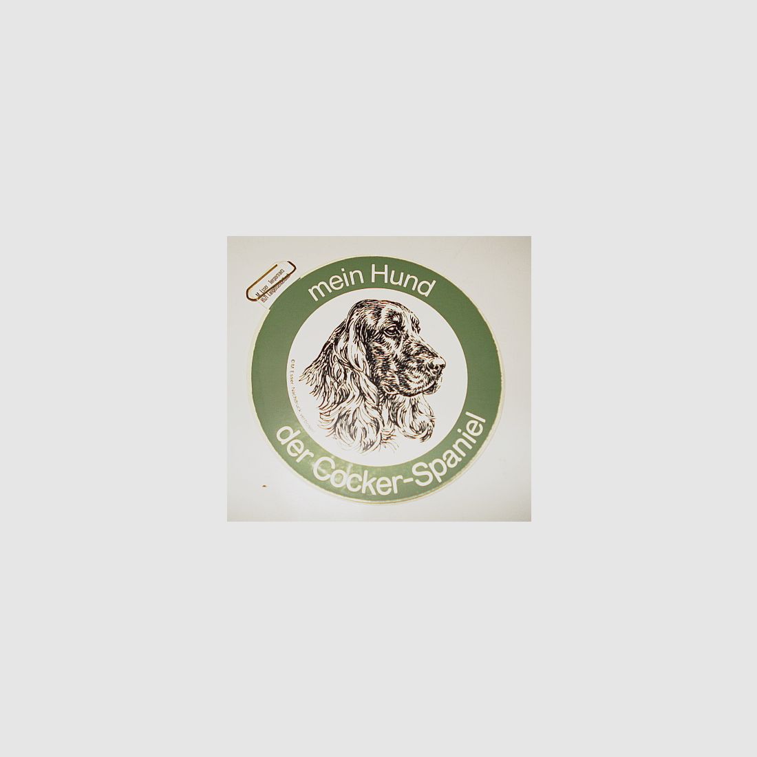 Aufkleber Cockerspaniel -